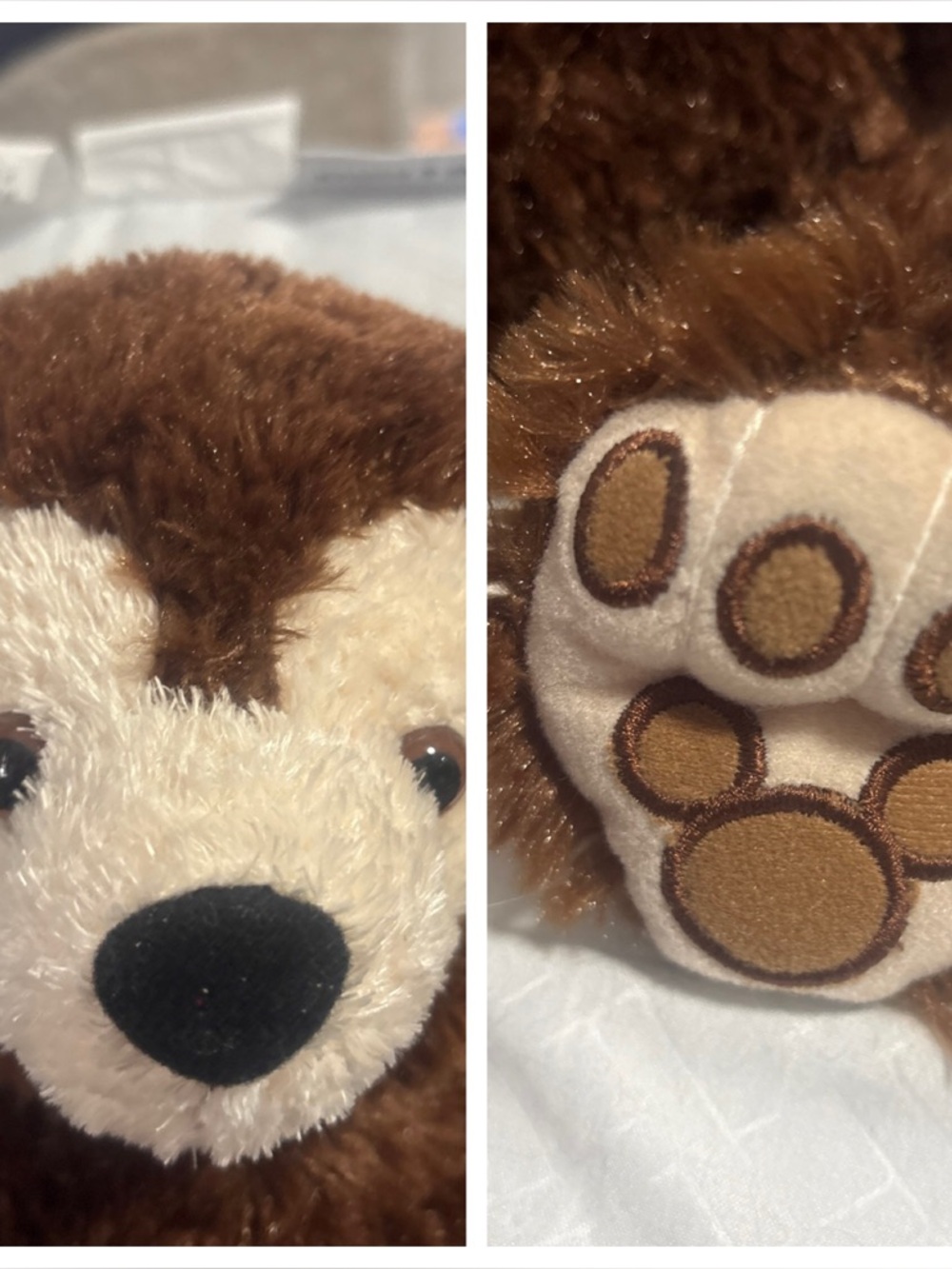 Disney Duffy bear. Dark version , new  2008 NYC Disney forgotten treasure